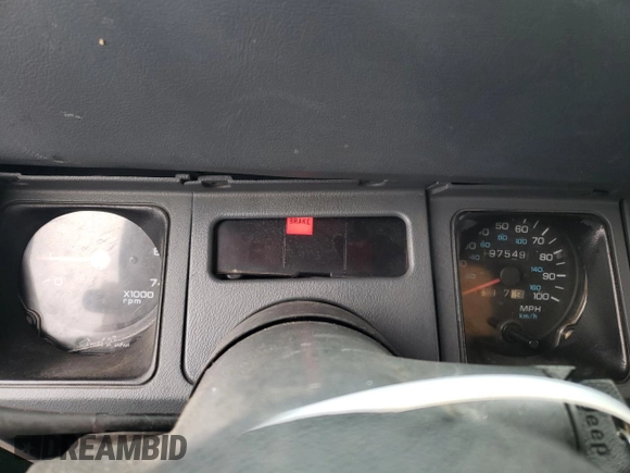 1993 Jeep Wrangler with VIN 1J4FY29S4PP227609, listed as a Copart auction lot 78205764 with 197,549 mi miles and Salvage Title. Bid and sale history available at carsss.com. Image 9.