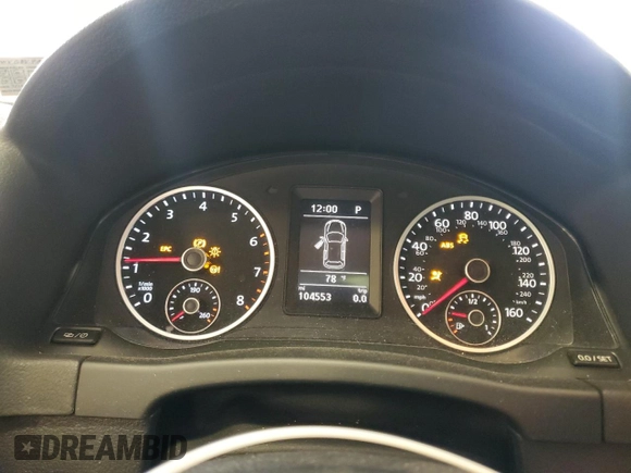 2015 Volkswagen Tiguan SE z VIN WVGBV7AX0FW588451, wystawiony jako Copart lot #51005345 z przebiegiem 104 553 mil mil oraz Szkoda całkowita • Salvage title. Historia ofert i sprzedaży dostępna na DreamBid. Obrazek 9.