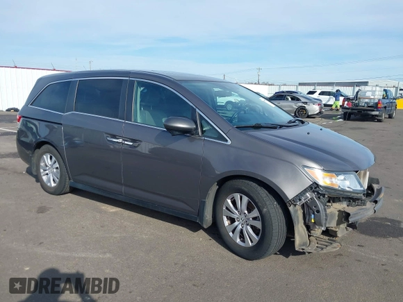2016 Honda Odyssey EX-L with VIN 5FNRL5H62GB070194, listed as a IAAI auction lot 41664352 with 112,112 mi miles. Bid and sale history available at carsss.com. Image 1.