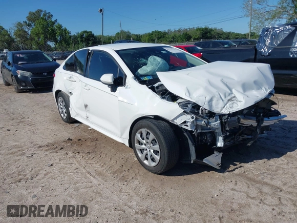 2022 Toyota Corolla LE with VIN JTDEPMAE8NJ209121, listed as a IAAI auction lot 39179770 with 41,893 mi miles and . Bid and sale history available at carsss.com. Image 6.