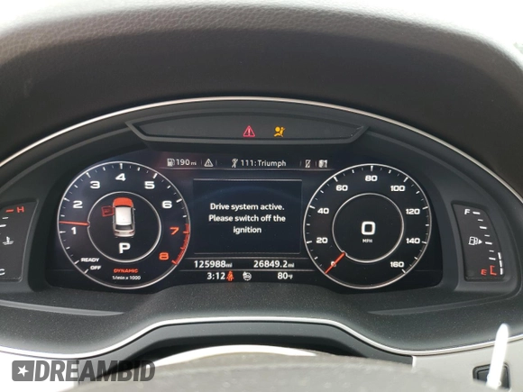 2018 Audi Q7 Premium Plus z VIN WA1LHAF78JD005788, wystawiony jako Copart lot #60714865 z przebiegiem 125 988 mil mil oraz Szkoda całkowita • Salvage title. Historia ofert i sprzedaży dostępna na DreamBid. Obrazek 9.