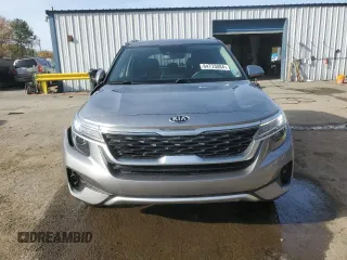 2021 Kia Seltos S with VIN KNDEU2AA0M7189890, listed as a Copart auction lot 84733084 with 41,495 mi miles and Salvage Title. Bid and sale history available at DreamBid. Image 5.