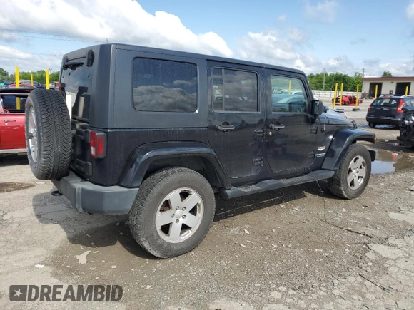 2007 Jeep Wrangler Unlimited Sahara with VIN 1J4GA59197L121262, listed as a Copart auction lot 61551685 with 233,309 mi miles and Clean title. Bid and sale history available at DreamBid. Image 3.