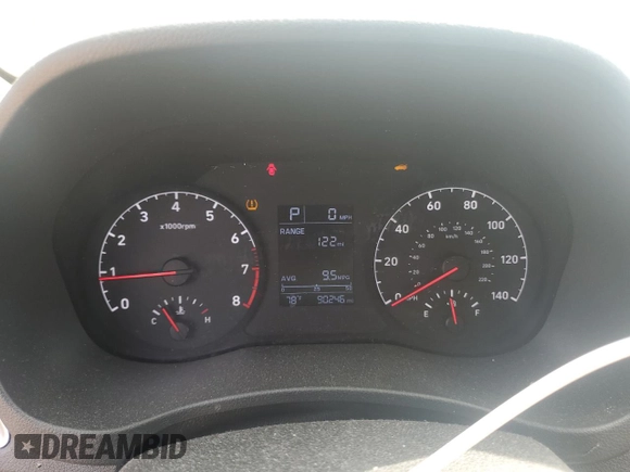 2019 Hyundai Accent SE with VIN 3KPC24A36KE065095, listed as a Copart auction lot 48913645 with 90,246 mi miles and Salvage Title. Bid and sale history available at DreamBid. Image 9.