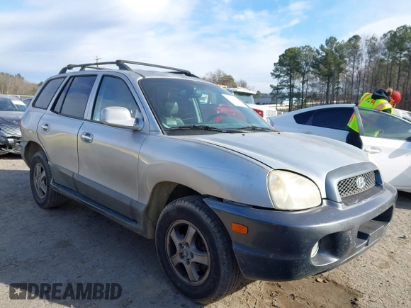 2004 Hyundai Santa Fe GLS with VIN KM8SC13EX4U799955, listed as a IAAI auction lot 41240442 with 281,394 mi miles. Bid and sale history available at carsss.com. Image 1.