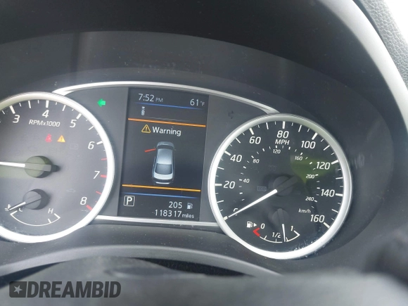 2019 Nissan Sentra SV z VIN 3N1AB7AP9KY413095, wystawiony jako IAAI lot #41924102 z przebiegiem 118 317 mil mil oraz . Historia ofert i sprzedaży dostępna na DreamBid. Obrazek 7.
