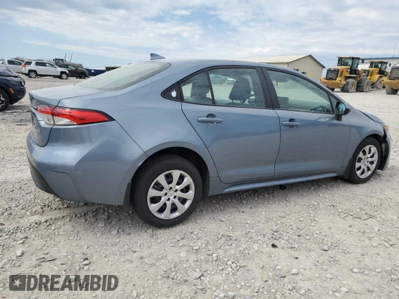 2023 Toyota Corolla LE with VIN 5YFB4MDE2PP077334, listed as a Copart auction lot 50368815 with 10,734 mi miles and Salvage Title. Bid and sale history available at carsss.com. Image 3.