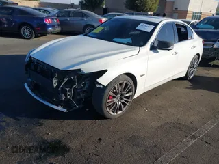 2019 Infiniti Q50 RED SPORT 400 with VIN JN1FV7APXKM761052, listed as a IAAI auction lot 41290479 with 81,930 mi miles. Bid and sale history available at carsss.com. Image 19.