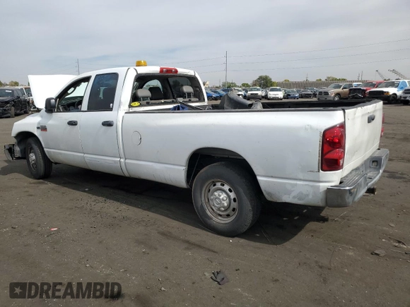 2009 Dodge Ram 2500 ST with VIN 3D7KR28T59G547871, listed as a Copart auction lot 75683534 with 75,608 mi miles and Salvage Title. Bid and sale history available at carsss.com. Image 2.