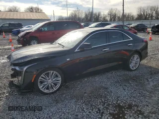 2021 Cadillac CT4 Premium Luxury with VIN 1G6DB5RK8M0135927, listed as a Copart auction lot 86010194 with 10,222 mi miles and Salvage Title. Bid and sale history available at DreamBid. Image 1.
