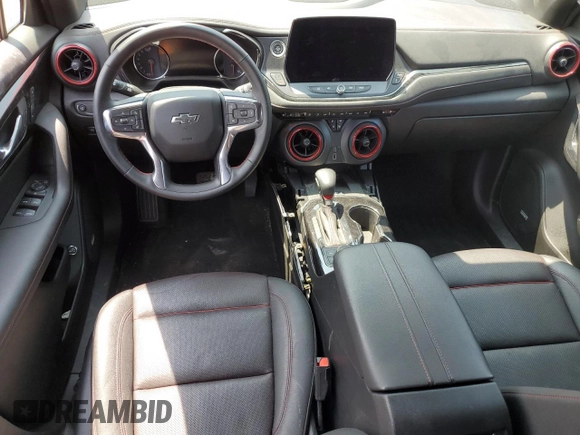 2023 Chevrolet Blazer RS with VIN 3GNKBKRS2PS220172, listed as a Copart auction lot 61058595 with 22,607 mi miles and Salvage title. Bid and sale history available at DreamBid. Image 8.