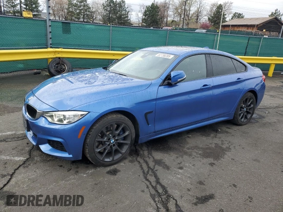 2016 BMW 4 Series 435i xDrive z VIN WBA4B3C50GG344205, wystawiony jako Copart lot #52738205 z przebiegiem 70 149 mil mil oraz Szkoda całkowita • Salvage title. Historia ofert i sprzedaży dostępna na DreamBid. Obrazek 1.