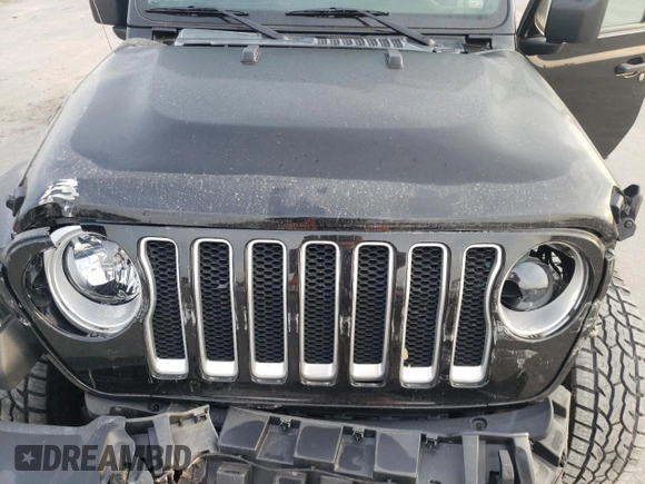 2023 Jeep Wrangler Sahara with VIN 1C4HJXEN3PW505342, listed as a Copart auction lot 49011955 with 54,690 mi miles and Salvage Title. Bid and sale history available at carsss.com. Image 12.