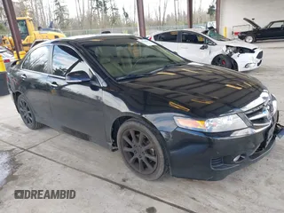 2008 Acura TSX with VIN JH4CL96818C019963, listed as a IAAI auction lot 41960209 with 195,034 mi miles. Bid and sale history available at carsss.com. Image 1.