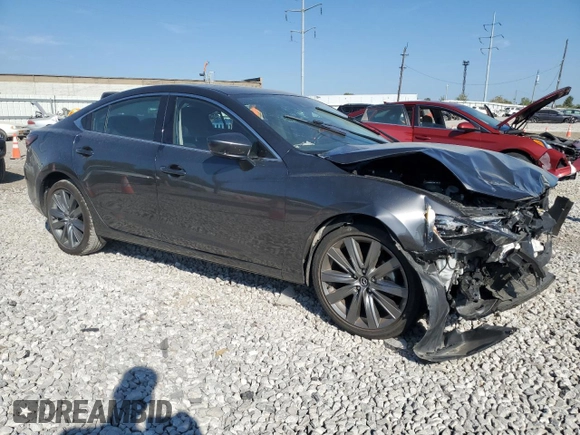 2021 Mazda 6 Touring with VIN JM1GL1VM4M1603945, listed as a Copart auction lot 72386264 with 52,486 mi miles and Salvage Title. Bid and sale history available at DreamBid. Image 4.