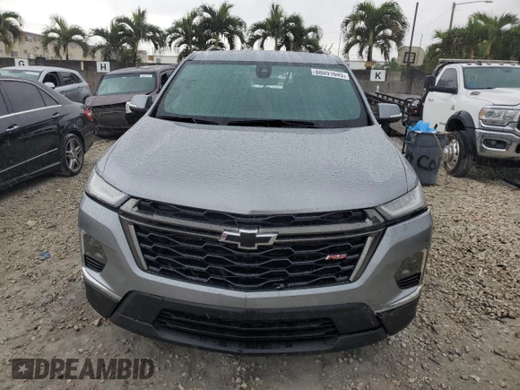 2023 Chevrolet Traverse RS with VIN 1GNERJKW7PJ228236, listed as a Copart auction lot 88091645 with 17,256 mi miles and Salvage Title. Bid and sale history available at carsss.com. Image 5.