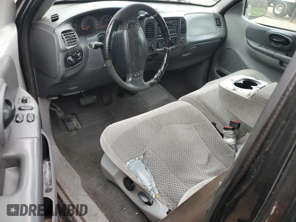 2000 Ford F-150 XL with VIN 1FTRX18W0YNC08668, listed as a Copart auction lot 53636035 with 0 mi miles and Salvage Title. Bid and sale history available at carsss.com. Image 8.