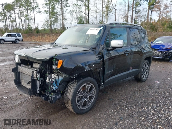 2017 Jeep Renegade Limited z VIN ZACCJBDB9HPG38478, wystawiony jako IAAI lot #41223288 z przebiegiem 34 479 mil mil oraz . Historia ofert i sprzedaży dostępna na DreamBid. Obrazek 18.
