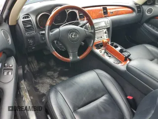 2005 Lexus SC with VIN JTHFN48Y150069492, listed as a Copart auction lot 61017784 with 51,422 mi miles and Salvage Title. Bid and sale history available at carsss.com. Image 8.