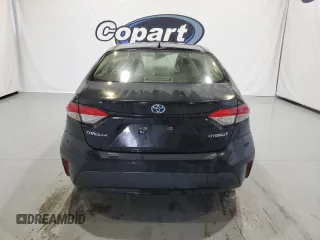 2021 Toyota Corolla Hybrid LE with VIN JTDEAMDE3MJ007296, listed as a Copart auction lot 44492055 with 96,373 mi miles and Clean Title. Bid and sale history available at carsss.com. Image 6.