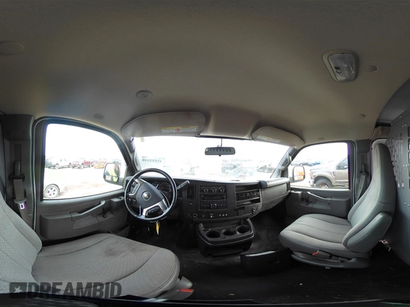 2019 Chevrolet Express Cargo with VIN 1GCWGAFP5K1204368, listed as a IAAI auction lot 41532048 with 121,630 mi miles and . Bid and sale history available at DreamBid. Image 18.