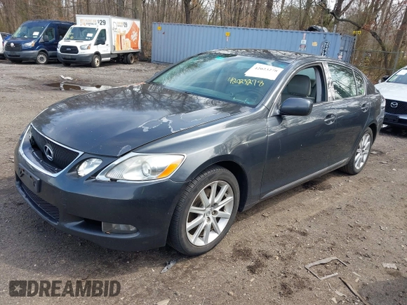 2006 Lexus GS 300 with VIN JTHCH96S760006369, listed as a IAAI auction lot 42023278 with 132,449 mi miles. Bid and sale history available at carsss.com. Image 2.