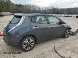 2013 Nissan LEAF SL with VIN 1N4AZ0CP2DC412966, listed as a Copart auction lot 50064615 with 115,470 mi miles and Salvage Title. Bid and sale history available at carsss.com. Image 3.