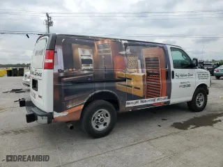 2019 GMC Savana Cargo Van with VIN 1GTW7AFG4K1216429, listed as a Copart auction lot 52788415 with 193,405 mi miles and Salvage Title. Bid and sale history available at carsss.com. Image 3.
