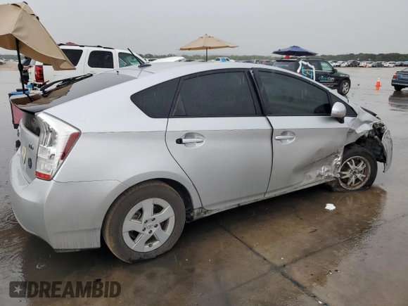 2011 Toyota Prius I with VIN JTDKN3DU3B5313879, listed as a Copart auction lot 70037954 with 134,917 mi miles and Salvage Title. Bid and sale history available at carsss.com. Image 3.