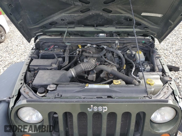 2008 Jeep Wrangler X with VIN 1J4FA24188L638183, listed as a Copart auction lot 56112955 with 112,438 mi miles and Salvage title. Bid and sale history available at DreamBid. Image 12.