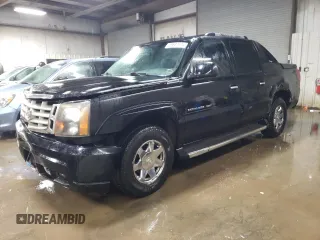 2003 Cadillac Escalade EXT with VIN 3GYEK63N33G118001, listed as a Copart auction lot 86897574 with 223,953 mi miles and Salvage Title. Bid and sale history available at carsss.com. Image 1.