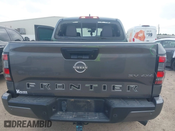 2022 Nissan Frontier SV with VIN 1N6ED1EK4NN650046, listed as a IAAI auction lot 41940072 with 48,967 mi miles and . Bid and sale history available at DreamBid. Image 18.