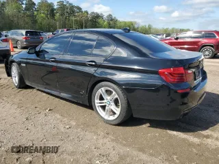 2016 BMW 5 Series 528i with VIN WBA5A5C50GG353554, listed as a Copart auction lot 50220065 with 134,222 mi miles and Salvage Title. Bid and sale history available at carsss.com. Image 2.