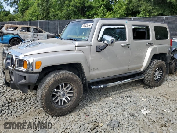 2006 Hummer H3 with VIN 5GTDN136668197039, listed as a Copart auction lot 60621614 with 209,051 mi miles and Salvage Title. Bid and sale history available at carsss.com. Image 1.