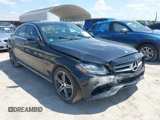 2017 Mercedes-Benz C 300 with VIN 55SWF4JB7HU205942, listed as a IAAI auction lot 42359347 with 109,761 mi miles and . Bid and sale history available at DreamBid. Image 1.