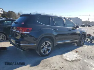 2019 Volkswagen Atlas SEL R-Line with VIN 1V2RR2CA3KC546952, listed as a Copart auction lot 46692645 with 64,416 mi miles and Salvage title. Bid and sale history available at DreamBid. Image 3.