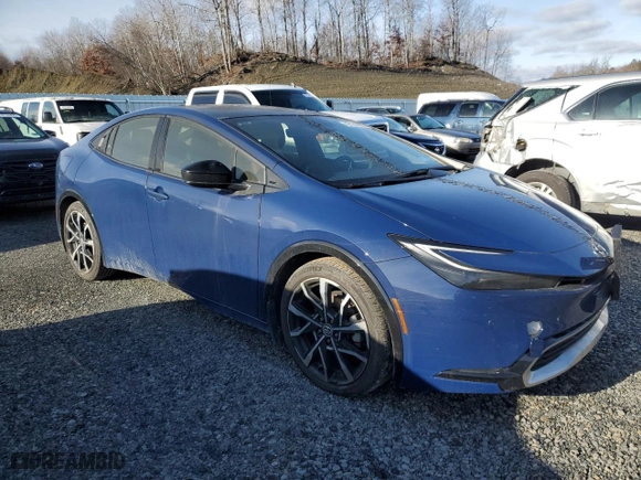 2023 Toyota Prius Prime SE with VIN JTDACACU4P3006814, listed as a Copart auction lot 42130365 with 13,315 mi miles and Salvage Title. Bid and sale history available at carsss.com. Image 4.