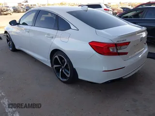 2019 Honda Accord Sedan Sport 1.5T with VIN 1HGCV1F33KA086621, listed as a IAAI auction lot 41612182 with 74,577 mi miles. Bid and sale history available at carsss.com. Image 3.