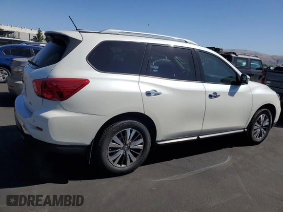 2018 Nissan Pathfinder S with VIN 5N1DR2MN2JC643552, listed as a Copart auction lot 61066105 with 109,540 mi miles and Salvage title. Bid and sale history available at DreamBid. Image 3.