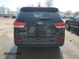 2016 Kia Sorento LX with VIN 5XYPGDA37GG058587, listed as a Copart auction lot 52863265 with 55,883 mi miles and Salvage Title. Bid and sale history available at carsss.com. Image 6.