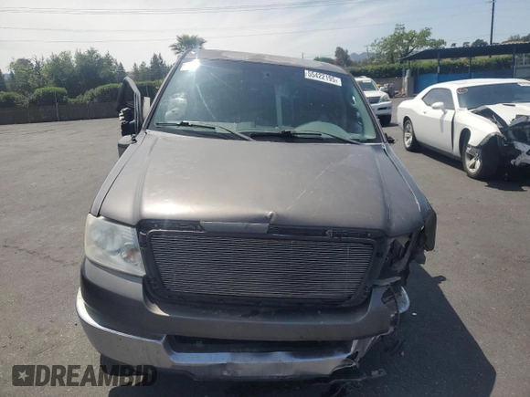 2005 Ford F-150 XLT with VIN 1FTRW12W85KD32602, listed as a Copart auction lot 55422195 with 0 mi miles and Clean Title. Bid and sale history available at carsss.com. Image 5.