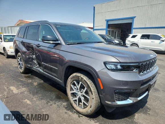 2024 Jeep Grand Cherokee Limited with VIN 1C4RJKBG1R8603337, listed as a Copart auction lot 64798465 with 19,212 mi miles and Clean title. Bid and sale history available at DreamBid. Image 4.