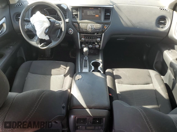 2020 Nissan Pathfinder S with VIN 5N1DR2AN4LC618367, listed as a Copart auction lot 53121335 with 46,683 mi miles and Salvage title. Bid and sale history available at DreamBid. Image 8.