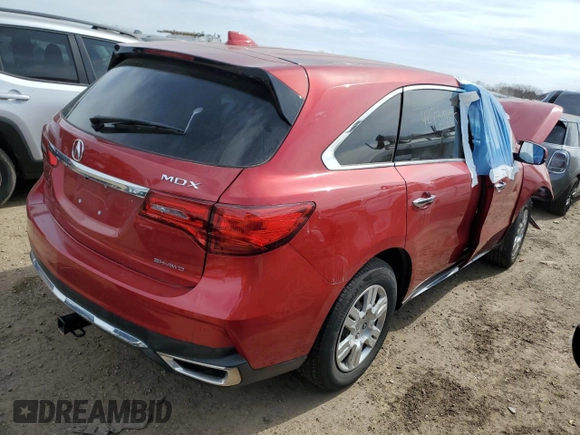2020 Acura MDX w/Technology Pkg with VIN 5J8YD4H57LL020734, listed as a Copart auction lot 52824095 with 0 mi miles and Clean Title. Bid and sale history available at carsss.com. Image 3.