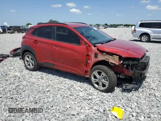 2022 Hyundai Kona SEL with VIN KM8K62AB9NU829955, listed as a Copart auction lot 52787535 with 23,120 mi miles and Salvage Title. Bid and sale history available at DreamBid. Image 4.