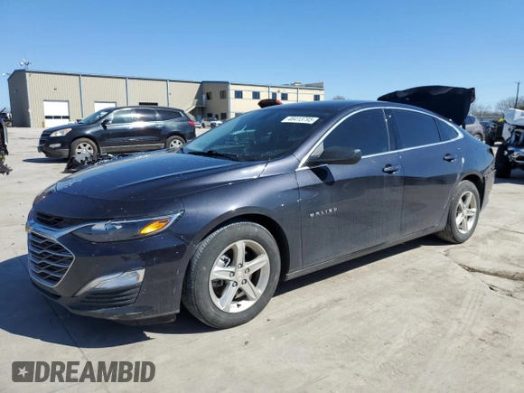 2022 Chevrolet Malibu LS with VIN 1G1ZB5ST5NF187271, listed as a Copart auction lot 46413795 with 45,832 mi miles and Salvage Title. Bid and sale history available at DreamBid. Image 1.