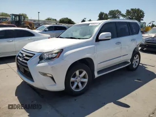 2015 Lexus GX 460 with VIN JTJBM7FX7F5096776, listed as a Copart auction lot 64858305 with 154,552 mi miles and Salvage title. Bid and sale history available at DreamBid. Image 1.