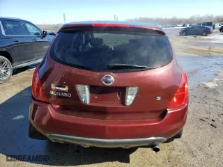 2005 Nissan Murano SE with VIN JN8AZ08T55W323882, listed as a Copart auction lot 46298905 with 0 mi miles and Salvage Title. Bid and sale history available at carsss.com. Image 6.