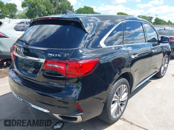 2017 Acura MDX Technology z VIN 5J8YD4H50HL007170, wystawiony jako IAAI lot #42220982 z przebiegiem 102 686 mil mil oraz . Historia ofert i sprzedaży dostępna na DreamBid. Obrazek 4.