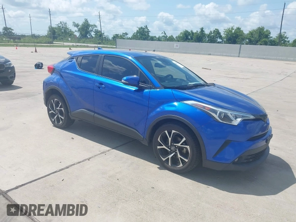 2018 Toyota C-HR XLE z VIN NMTKHMBX5JR057407, wystawiony jako IAAI lot #42363412 z przebiegiem 155 673 mil mil oraz . Historia ofert i sprzedaży dostępna na DreamBid. Obrazek 1.